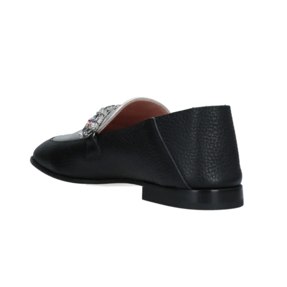 Pollini Black and Silver Loafers - Picture 4 of 5